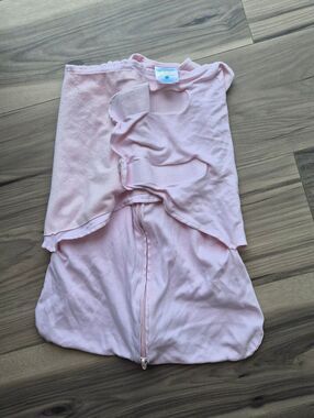 Halo Sleep Sack Pink Baby Swaddle Sack with Front Zipper